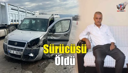 Dörtyolda otomobille çarpışan aracın sürücüsü öldü