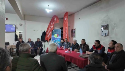 Eğirdirde elma iç kurduyla mücadele için iyi tarım uygulamaları toplantısı