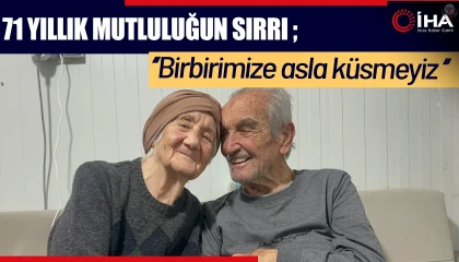 Enkazdan çıkarak birlikte yaşama tutunan 71 yıllık evli çift mutluluğun sırrını anlattı