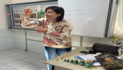 Gazipaşada Türkçe dil kursuna yerleşik yabancıların ilgisi artıyor