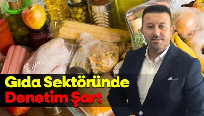 GIDA SEKTÖRÜNE DENETİM ŞART