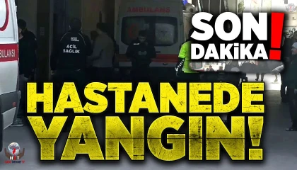 İskenderunda Özel Palmiye Hastanesinin yoğun bakım ünitesinde yangın