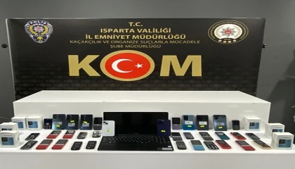 Ispartada 26 günde 18 operasyon: silah, kaçak sigara ve sahte alkol ele geçirildi