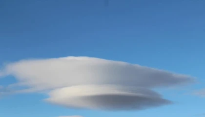 Kahramanmaraş semalarında UFO görünümlü bulut