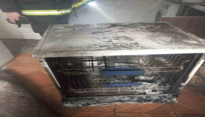 Kahramanmaraşta ikamet yangını