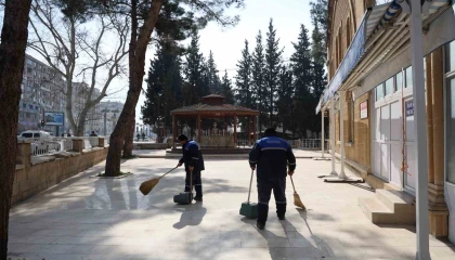 Kahramanmaraşta Ramazan hazırlığı, camilerde temizlik seferberliği