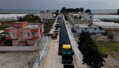 Kazanlıda yol çalışmaları başladı