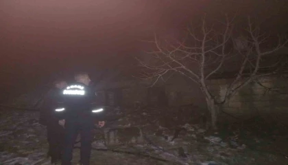 Kozanda ev yangını