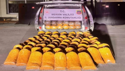 Mersinde 580 kilo kaçak tütün ele geçirildi