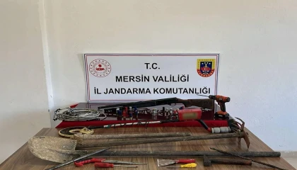 Mersinde kaçak kazı yapan şahıs yakalandı