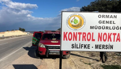 Mersinde ormanların güvenliğini sağlamak için önleme araması yapıldı