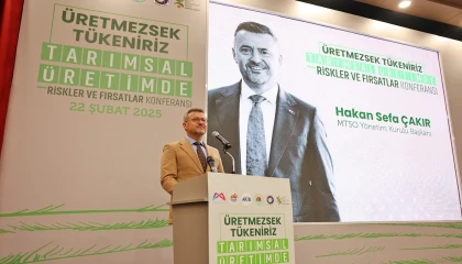 Mersinde Üretmezsek Tükeniriz Tarım Konferansı düzenlendi