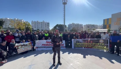 Motosiklet tutkunları ‘Motorcu Dostu Bariyer istedi