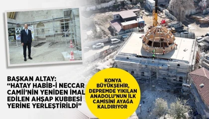 Restorasyon çalışmalarının yüzde 80i tamamlanan Habib-i Neccar Camii, yaz ayında açılması hedefleniyor