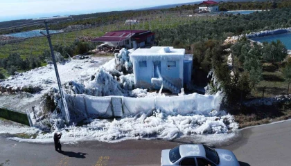 Sibirya değil Mersin: Oluşan manzara buzul çağına götürdü