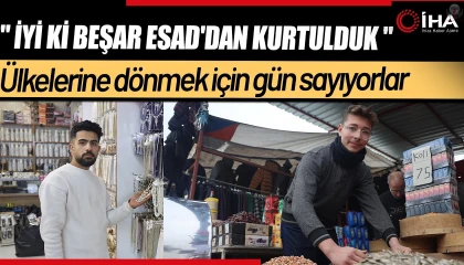 Suriyeli esnaf bayramda ülkelerine dönmek için gün sayıyor