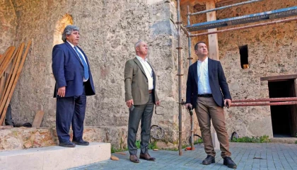 Tarihi Oba Medresesinde çalışmalar son aşamaya geldi