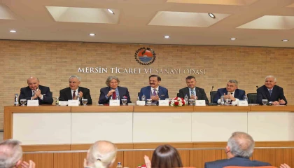 TOBB Başkanı Hisarcıklıoğlu, MTSO üyeleriyle bir araya geldi