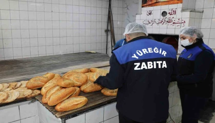Yüreğir Belediyesi zabıta ekiplerinden fırınlara sıkı denetim