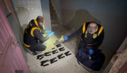 Adanada cephanelik gibi ev: 22 adet tabanca ele geçirildi