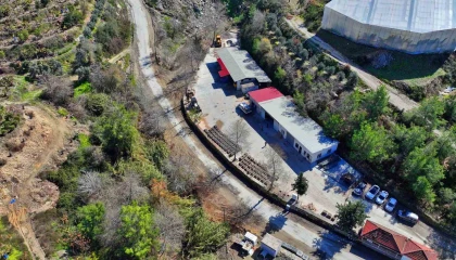 Alanyada bordür parke üretim tesisi yeniden hizmete başladı