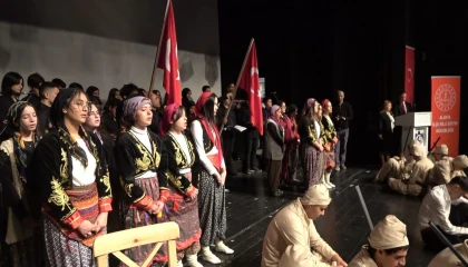 Alanyada İstiklal Marşının kabulünün 104. yıl dönümü coşkuyla kutlandı