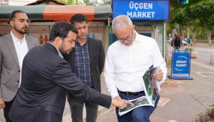 Alanyada park ve bahçelerde yenileme çalışması