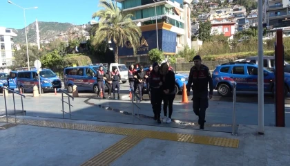 Alanyada Vurgun Operasyonunda yakalanan 7 şüpheli adliyeye sevk edildi