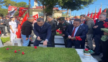 Antalyada 18 Mart Şehitleri Anma Günü ve Çanakkale Deniz Zaferinin 110. Yıl Dönümü