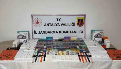 Antalyada jandarmadan kaçak tütün operasyonu