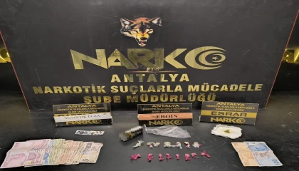 Antalyada son 7 günde 37 şüpheli yakalandı, 19 şahıs tutuklandı