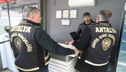 Antalyada son bir haftada 201 şüpheli tutuklandı