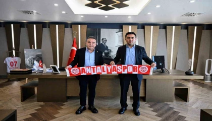 Antalyasporun yeni yönetiminden, Başkan Böceke ziyaret