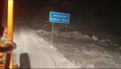 Antalyaya kar sürprizi