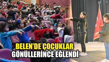 BELEN’DE ÇOCUKLAR GÖNÜLLERİNCE EĞLENDİ