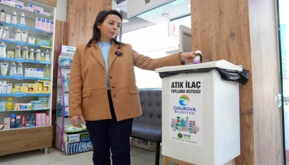 Çukurovada 2.1 ton atık ilaç toplandı