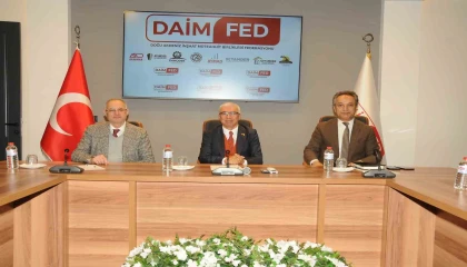 DAİMFED ve Kızılaydan ortak yardım projesi hazırlığı