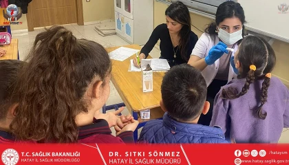 Defne İlçe Sağlık Müdürlüğü'nden Ağız Diş Sağlığı Taraması