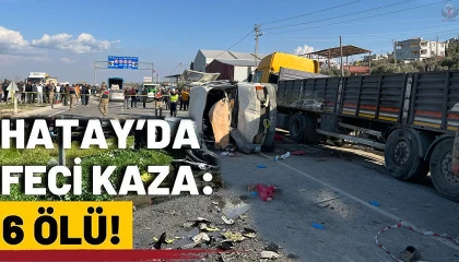 Hatayda 2 araç çarpıştı: Ölü ve yaralılar var