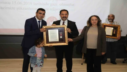 Hatayda devlet övünç madalyası takdimi yapıldı