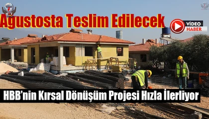 Hatayda inşa edilen kırsal konutlar yükselmeye devam ediyor