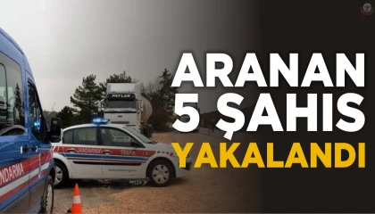 İskenderunda işledikleri çeşitli suçlardan aranan 5 kişi yakalandı