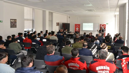 İtfaiye personeline orman yangınlarıyla mücadele eğitimi