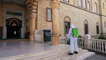 Kahramanmaraşta ortak alanlarda dezenfeksiyon seferberliği