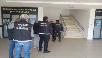 Kahramanmaraşta uyuşturucu taciri 4 şüpheli tutuklandı
