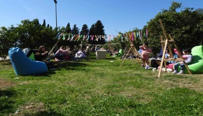 Kepezde anneler ve çocukları sanatla buluştu