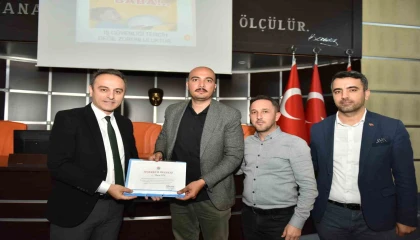 Kepezde iş güvenliği kurallarına uyan personele teşekkür belgesi