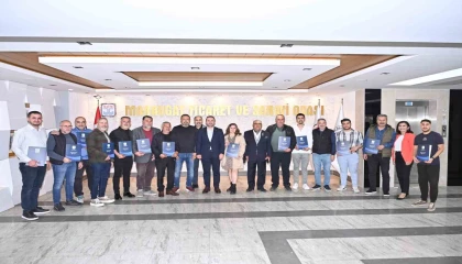 MATSOda galericilik ve emlakçılık mesleki yeterlilik belgeleri törenle verildi