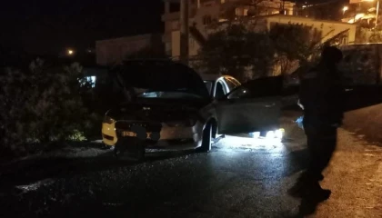 Mersin Bozyazıda araç yakma girişimi