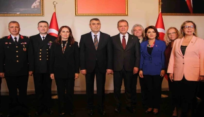 Mersinde bayramlaşma programı gerçekleşti